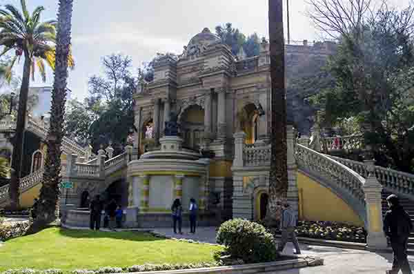 114 - Chile - Santiago de Chile - cerro Santa Lucia - terraza Neptuno
